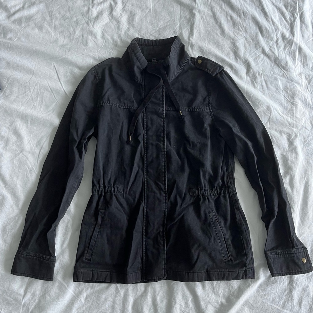VELVET BY GRAHAM & SPENCER | Women’s Utility Jacket Dark Taupe Grey​ XS​​​​​​​